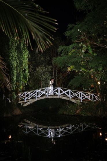 garden night time