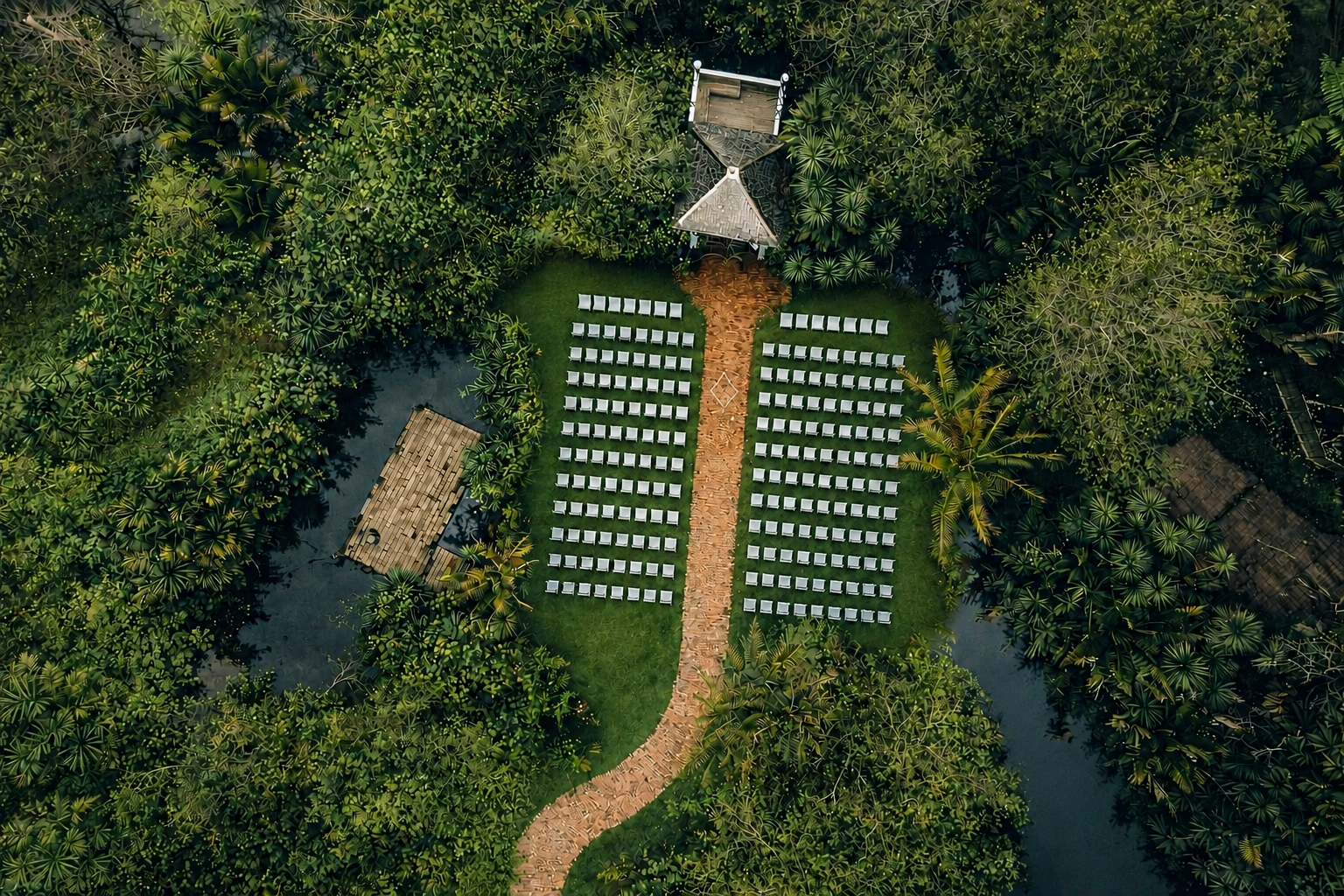 Settlers Wedding Garden Lakeside